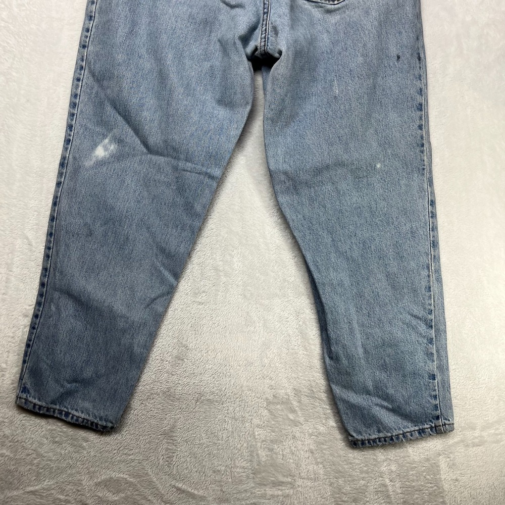 Levi's 550 Tapered Leg Jeans Womens 16 Blue Denim Relaxed Fit Classic - 33X27 - Picture 11 of 16